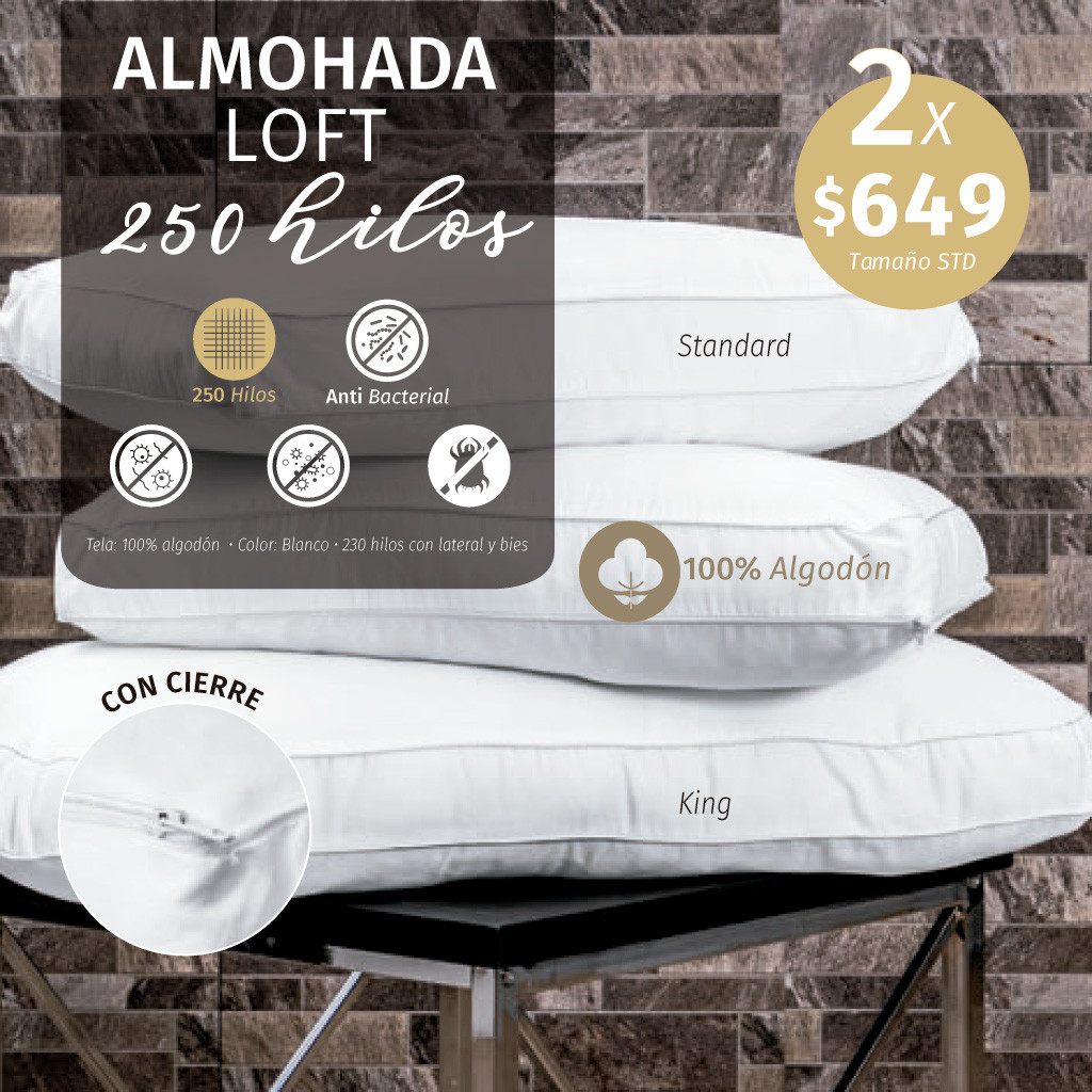 ALMOHADA LOFT SUAVE