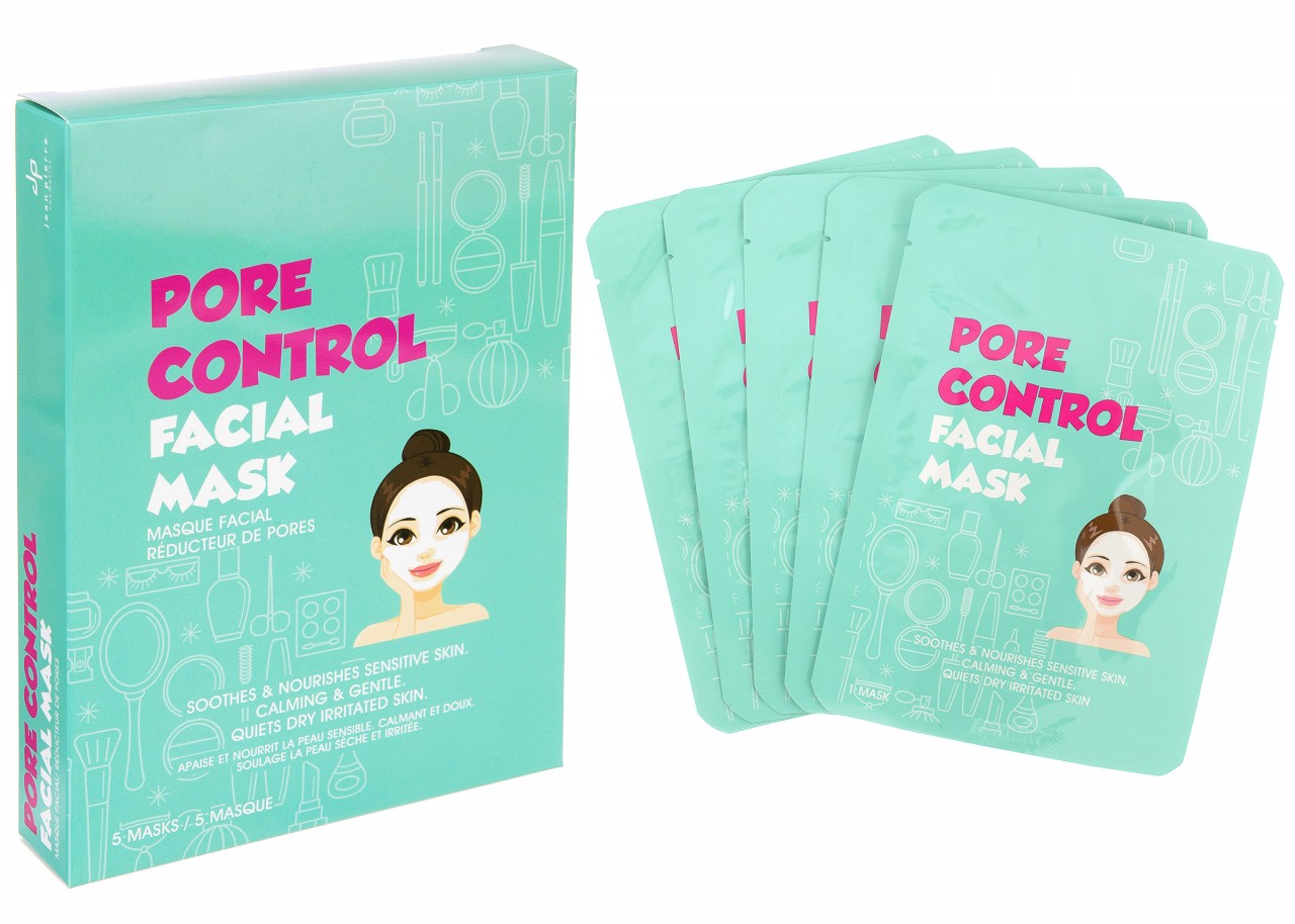 Mascarilla para el control de poros, 5 pzas