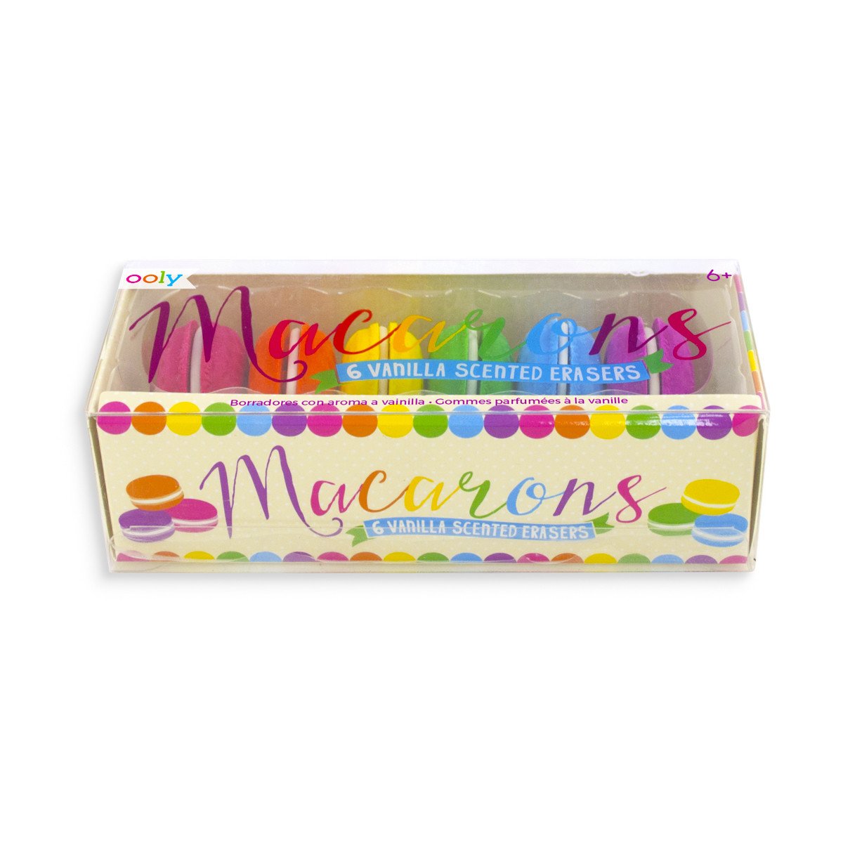 Set de gomas en forma de macarons