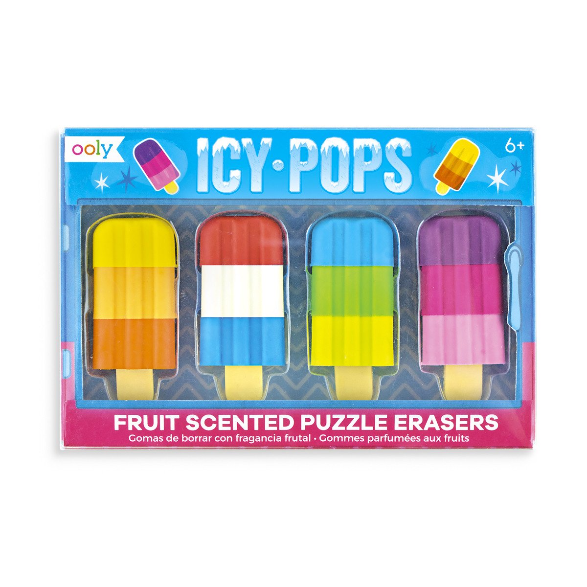 Set de gomas en forma de paleta