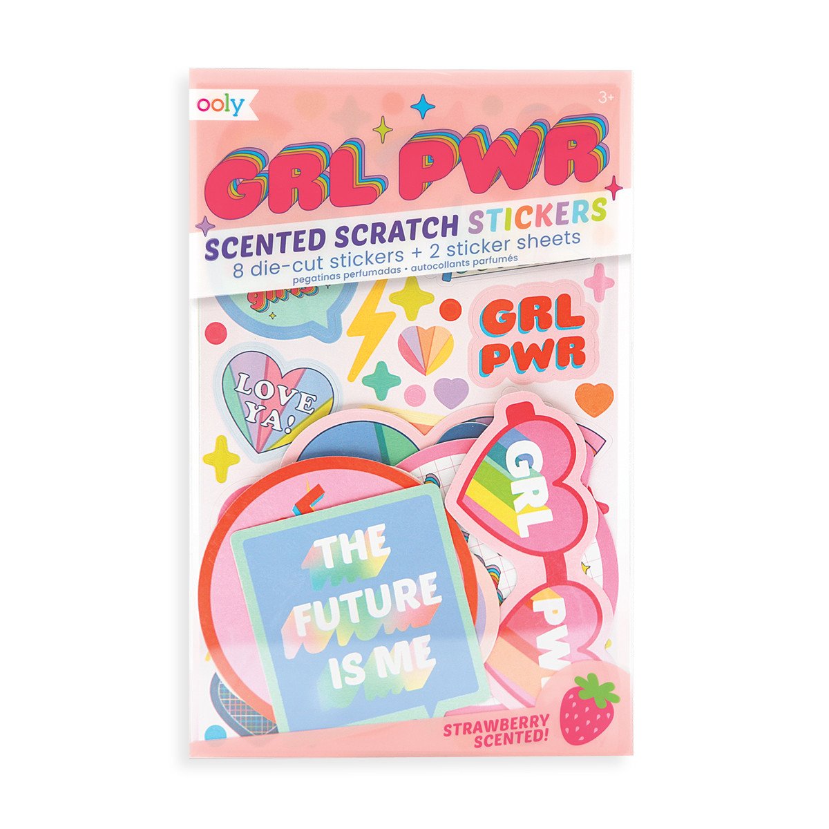 Set de calcomanías “GRL PWR”