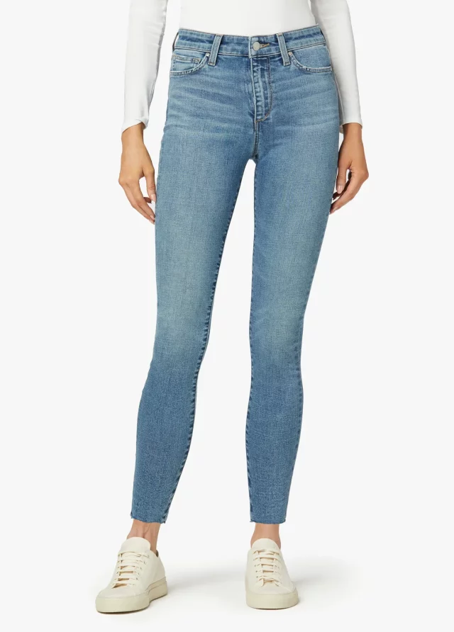 MID RISE SKINNY ANKLE W/ CUT HEM MID RISE SKINNY ANKLE W/ CUT HEM
