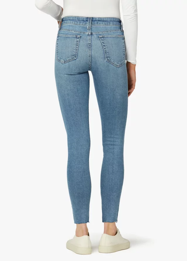 MID RISE SKINNY ANKLE W/ CUT HEM MID RISE SKINNY ANKLE W/ CUT HEM