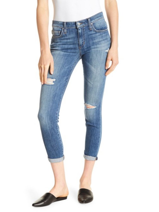 DARIA SKINNY CROP ROLLED HEM DARIA SKINNY CROP ROLLED HEM