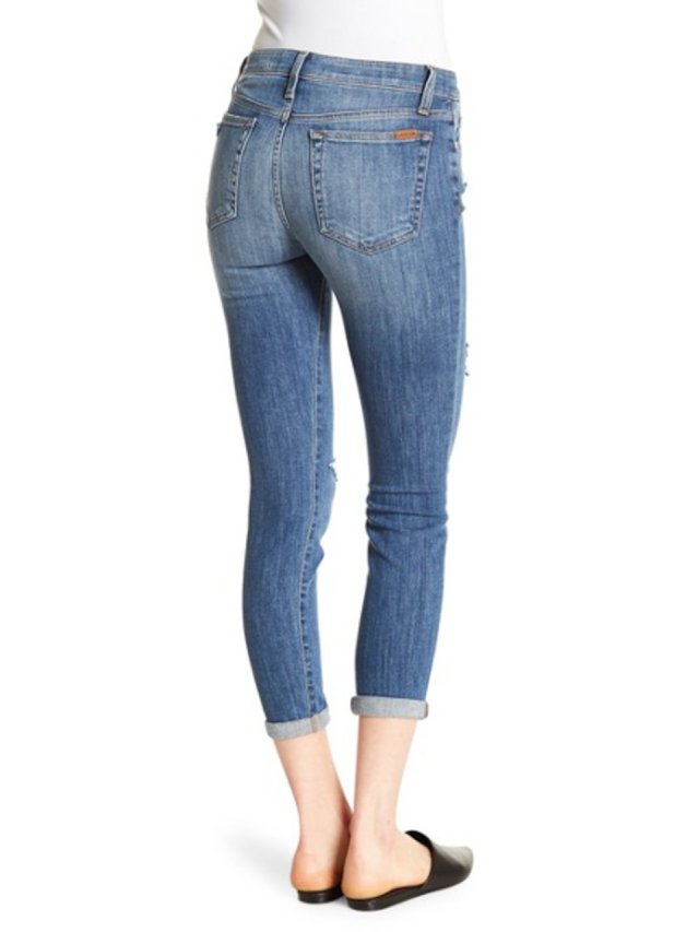 DARIA SKINNY CROP ROLLED HEM DARIA SKINNY CROP ROLLED HEM