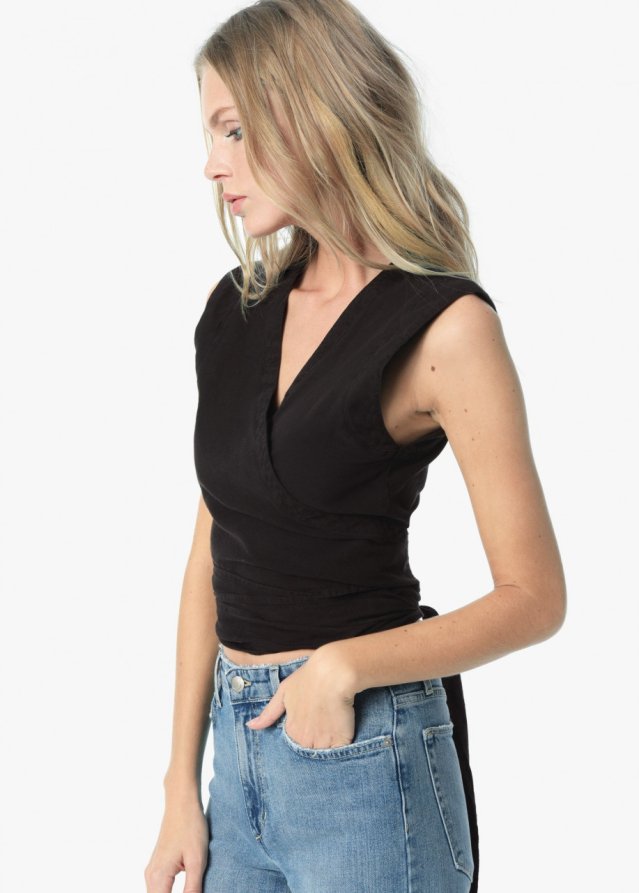 luliana wrap blouse luliana wrap blouse