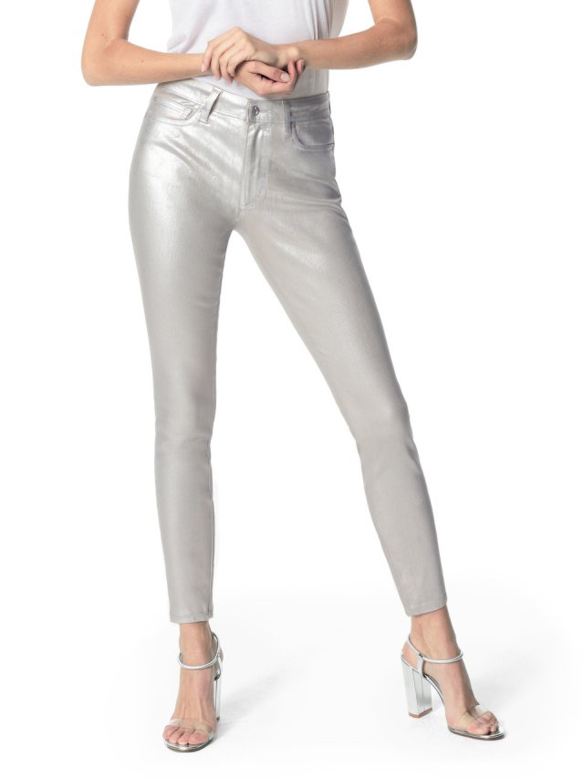 metallic coated silver charlie ankle metallic coated silver charlie ankle