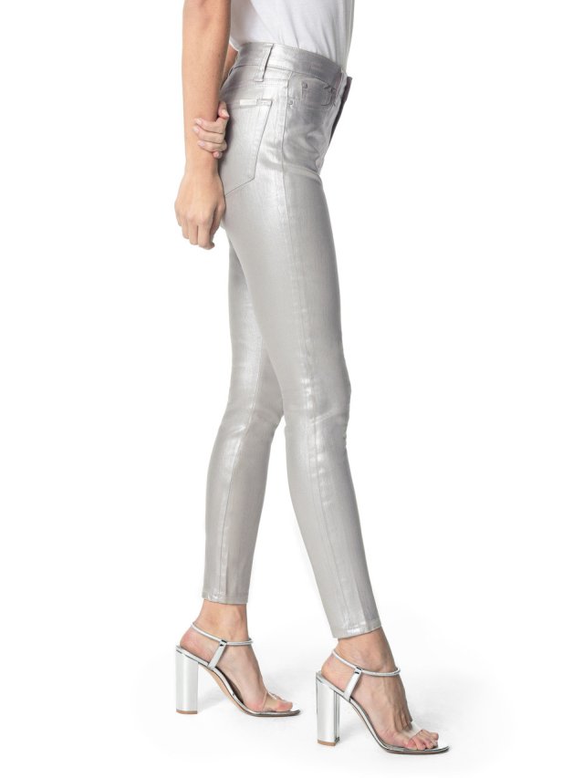 metallic coated silver charlie ankle metallic coated silver charlie ankle