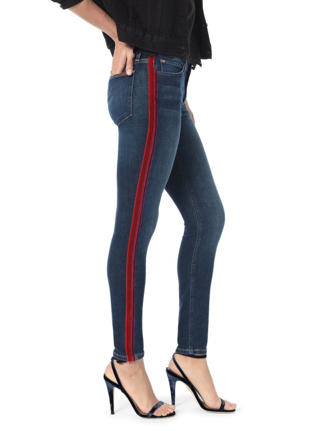 the icon ankle velvet side stripes the icon ankle velvet side stripes