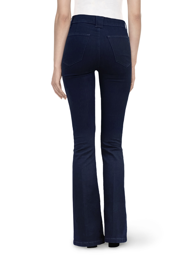 HIGH RISE BOOTCUT W/ FTN SLIT & SLANT PK HIGH RISE BOOTCUT W/ FTN SLIT & SLANT PK