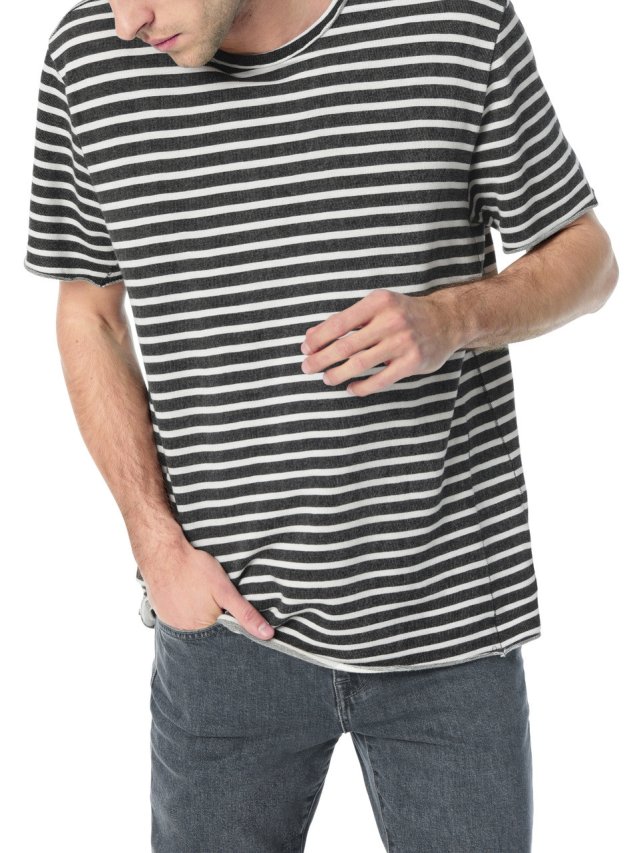 engineered blk wht french terry stripe engineered blk wht french terry stripe