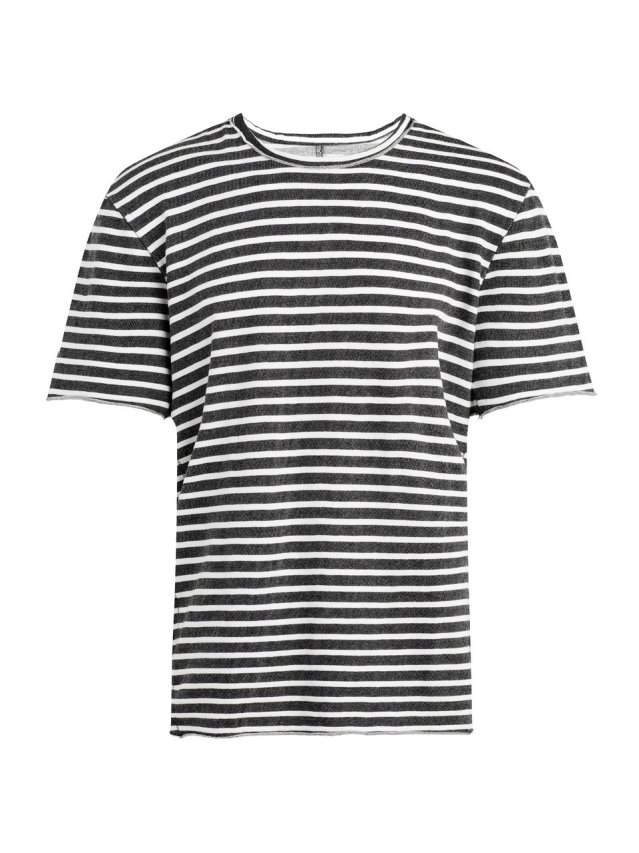 engineered blk wht french terry stripe engineered blk wht french terry stripe