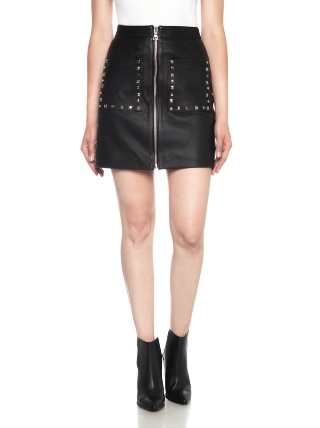 ruby skirt studded leather ruby skirt studded leather