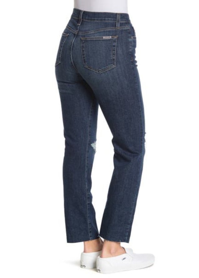 HIGH RISE STRAIGHT ANKLE W/ CUT HIGH RISE STRAIGHT ANKLE W/ CUT