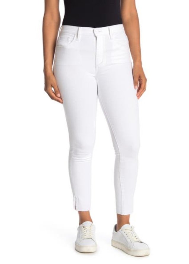 HIGH RISE SKINNY ANKLE CUT W/ SIDE VENT HIGH RISE SKINNY ANKLE CUT W/ SIDE VENT