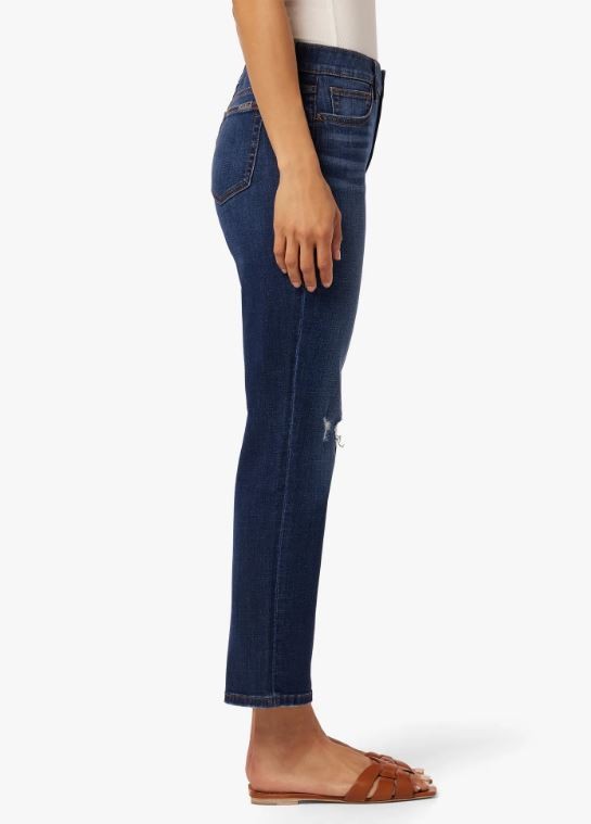 LARA MID RISE STRAIGHT ANKLE W/ DEST LARA MID RISE STRAIGHT ANKLE W/ DEST