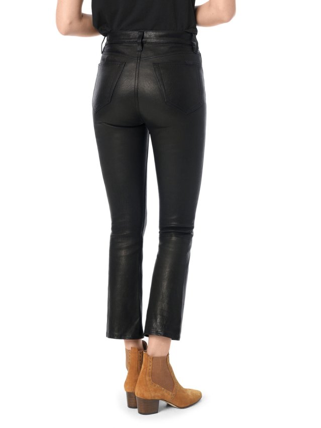 stretch leather the cropped boot stretch leather the cropped boot