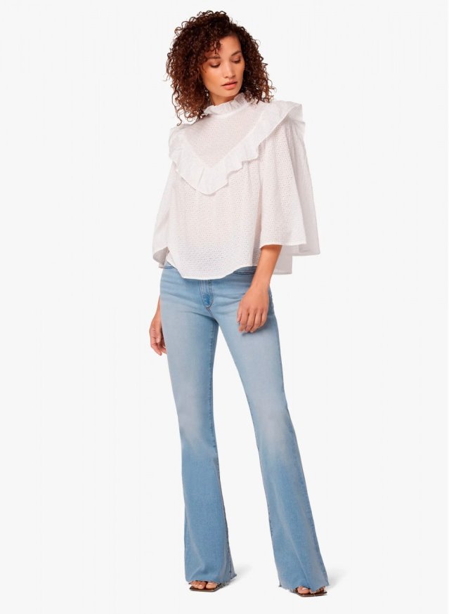 HIGH RISE FLARE (THE MOLLY ) W/ CUT HIGH RISE FLARE (THE MOLLY ) W/ CUT