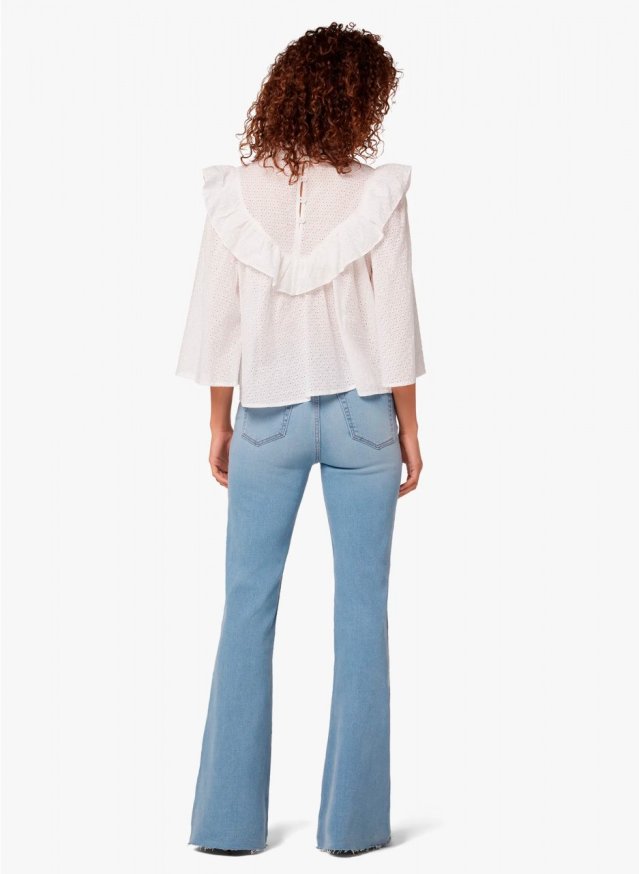 HIGH RISE FLARE (THE MOLLY ) W/ CUT HIGH RISE FLARE (THE MOLLY ) W/ CUT
