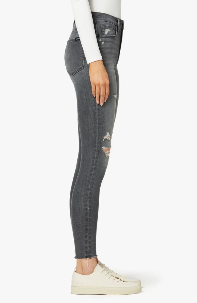 HIGH RISE SKINNY ANKLE DESTR. W CUT HIGH RISE SKINNY ANKLE DESTR. W CUT