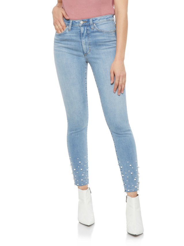 sisely charlie ankle pearl hem sisely charlie ankle pearl hem