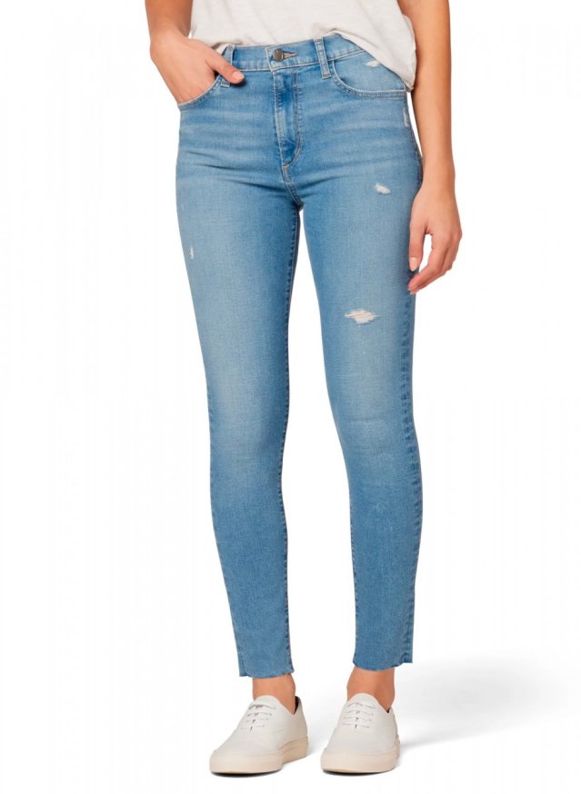 HIGH RISE SKINNY ANKLE W/ DEST AND CUT HIGH RISE SKINNY ANKLE W/ DEST AND CUT