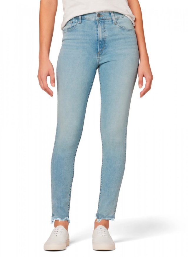 MID RISE SKINNY ANKLE W/ SHARK BITE HEM MID RISE SKINNY ANKLE W/ SHARK BITE HEM