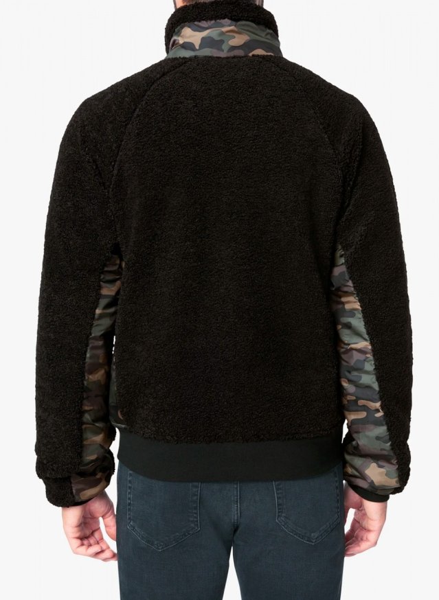SPLICED SHERPA JACKET SPLICED SHERPA JACKET