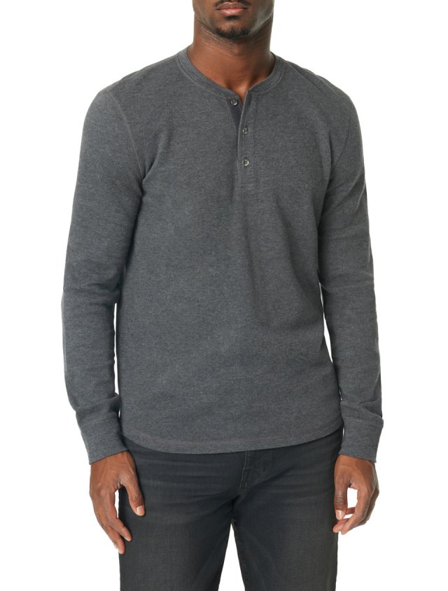 JOE'S X JULIAN EDELMAN | TEXTURED DOUBLE-FACE HENLEY JOE'S X JULIAN EDELMAN | TEXTURED DOUBLE-FACE HENLEY
