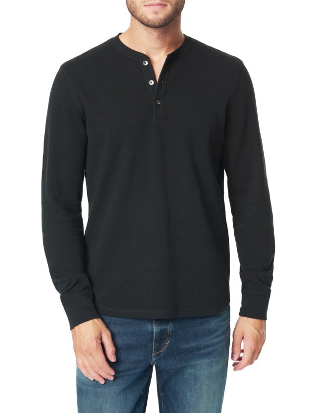 JOE'S X JULIAN EDELMAN | TEXTURED DOUBLE-FACE HENLEY JOE'S X JULIAN EDELMAN | TEXTURED DOUBLE-FACE HENLEY