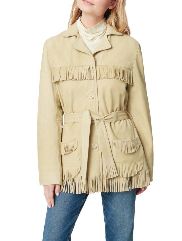 FRINGE LEATHER JACKET FRINGE LEATHER JACKET