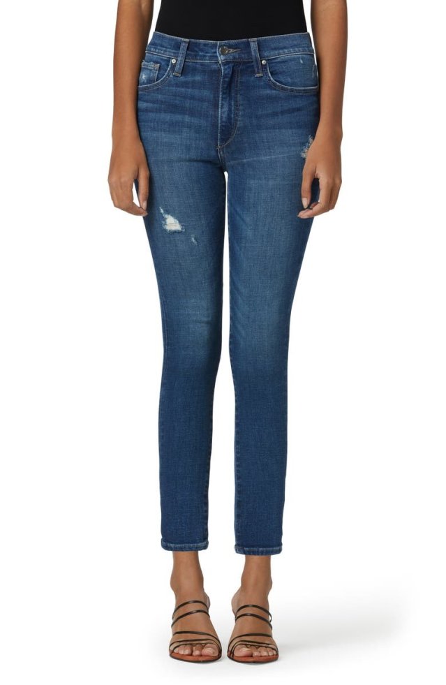 LARA MID RISE STRAIGHT ANKLE W DESTR LARA MID RISE STRAIGHT ANKLE W DESTR