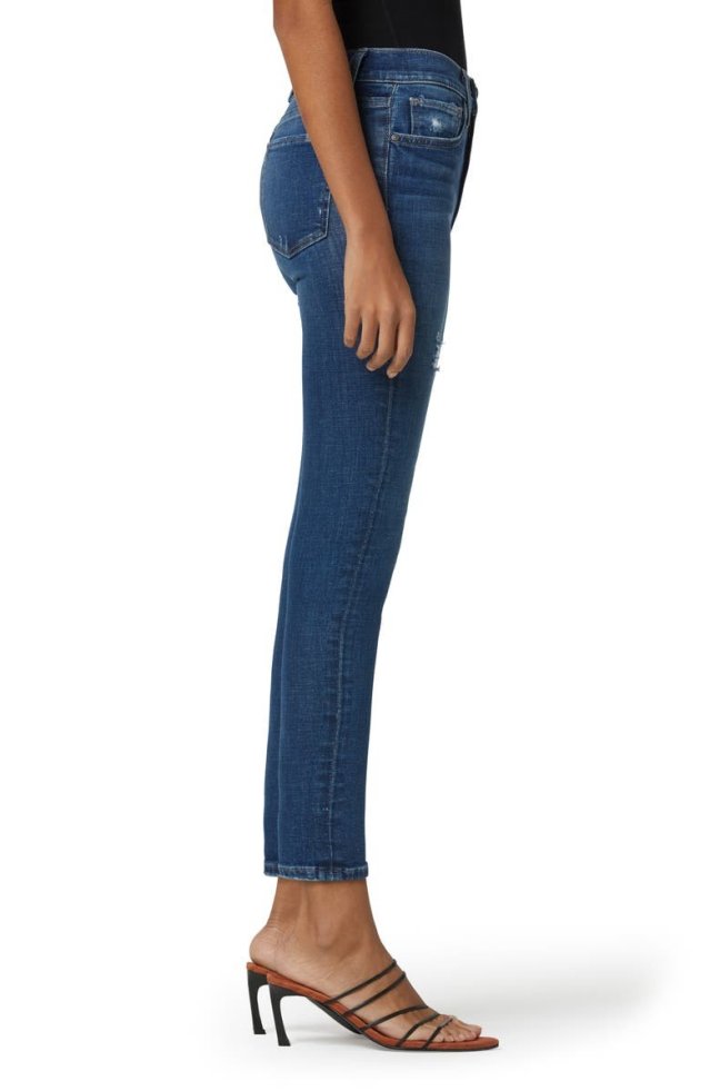 LARA MID RISE STRAIGHT ANKLE W DESTR LARA MID RISE STRAIGHT ANKLE W DESTR