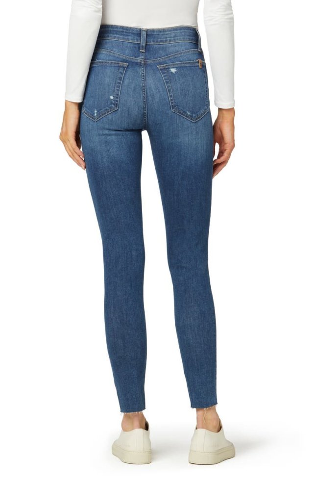 MID RISE SKINNY ANKLE DESTR W/ CUT MID RISE SKINNY ANKLE DESTR W/ CUT