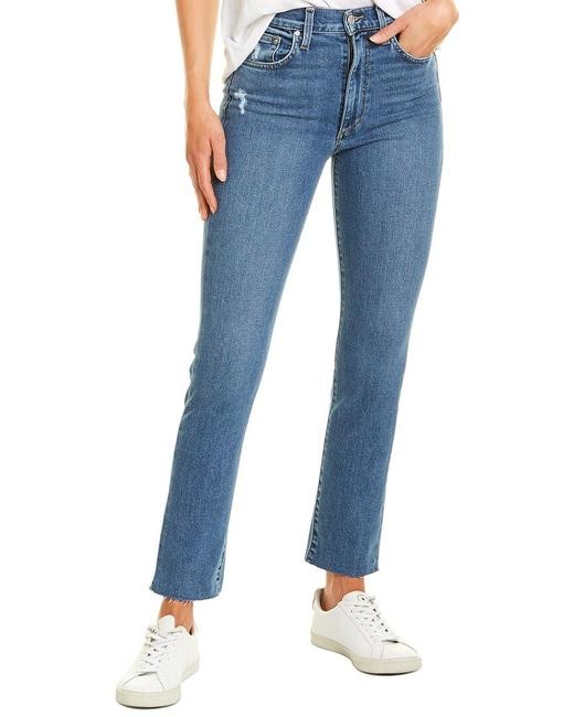 HIGH RISE STRAIGHT ANKLE W/ FRAY HEM HIGH RISE STRAIGHT ANKLE W/ FRAY HEM