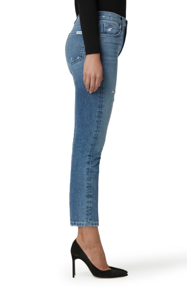 HIGH RISE STRAIGHT ANKLE W GRINDED HEM HIGH RISE STRAIGHT ANKLE W GRINDED HEM