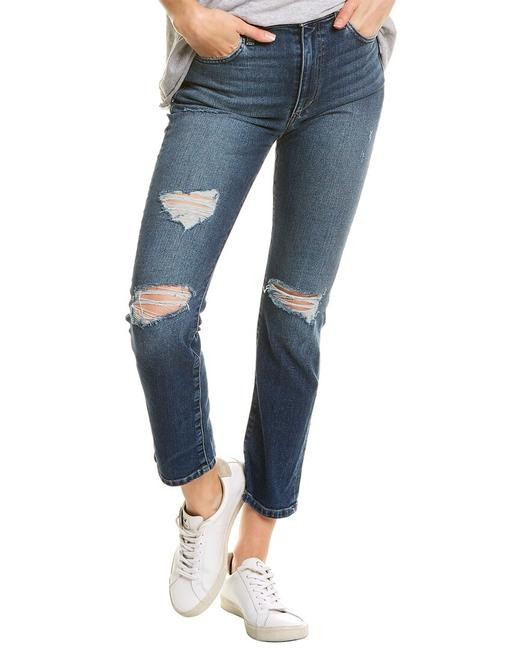 HIGH RISE STRAIGHT ANKLE W/ GRINDED HEM HIGH RISE STRAIGHT ANKLE W/ GRINDED HEM
