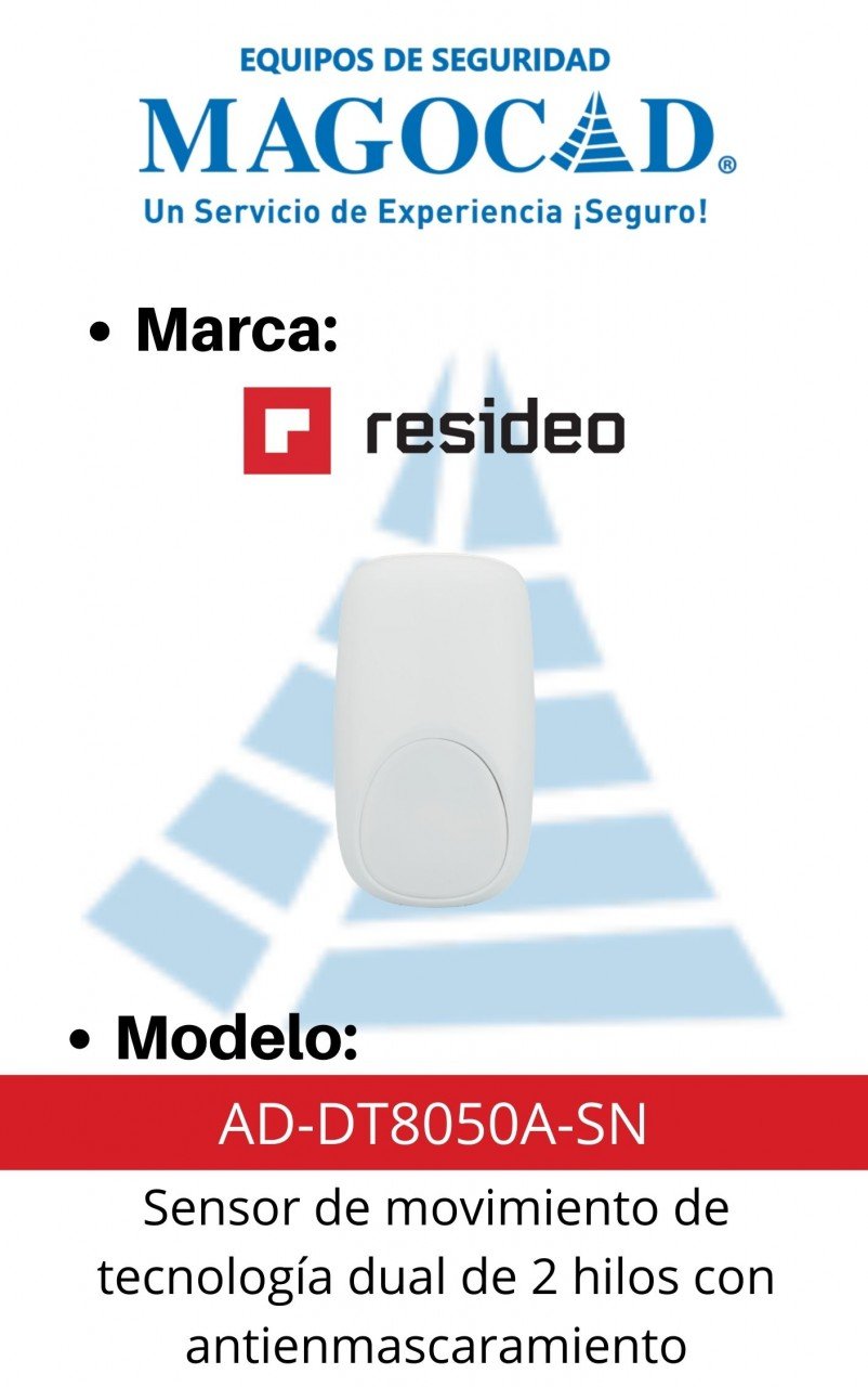 Sensor de movimiento ADDT8050ASN Magocad