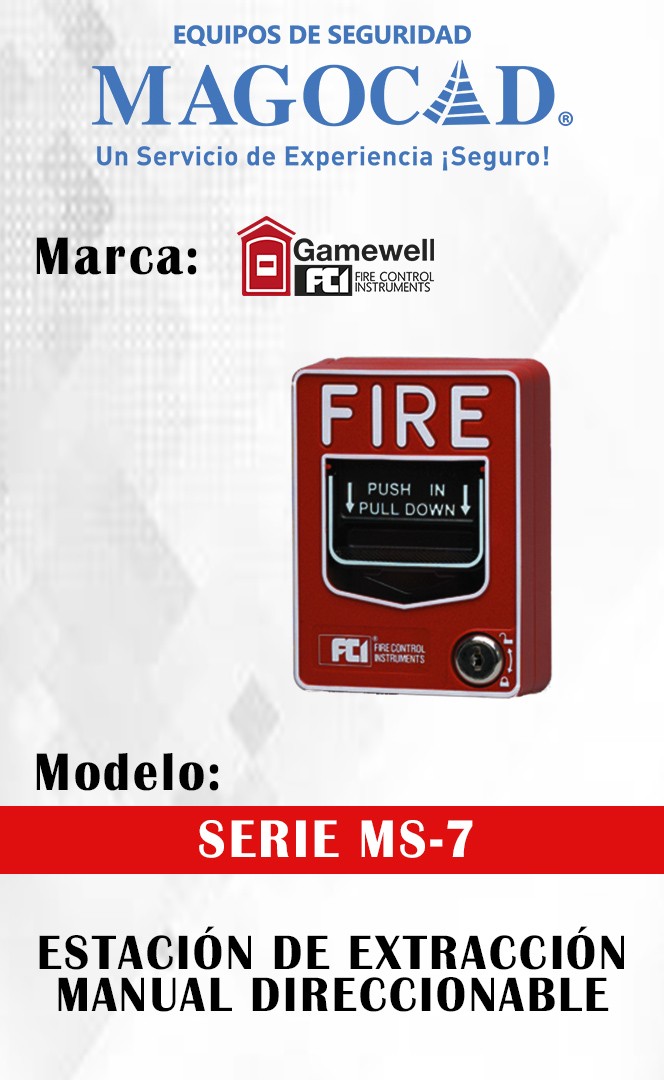 Estación de extracción manual direccionable GM-MS-7 | Magocad