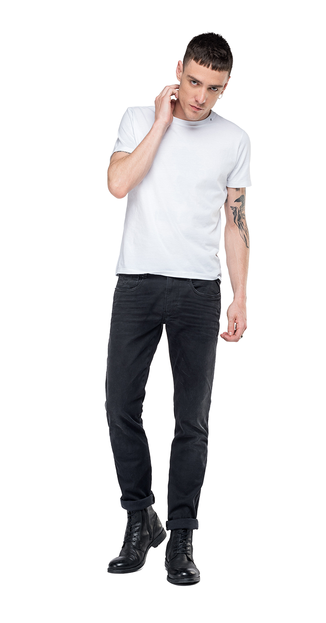 SLIM FIT HYPERFLEX ANBASS JEANS CLOUDS | Replay Jeans