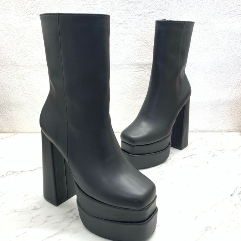 Botas de plataforma negras