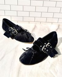 Flats Mia terciopelo