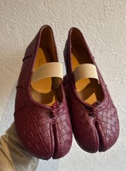 Flats Camelia Tejidos vino