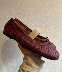 Flats Camelia Tejidos vino