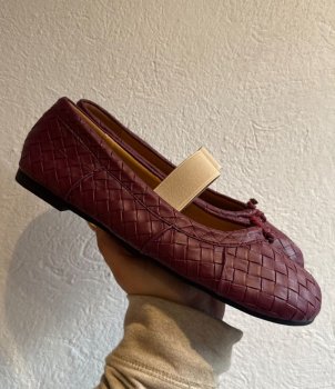 Flats Camelia Tejidos vino