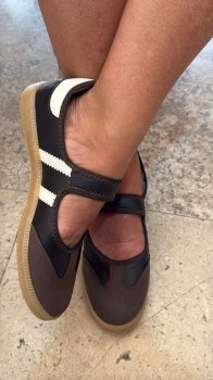 Flats tenis Ángela cafés