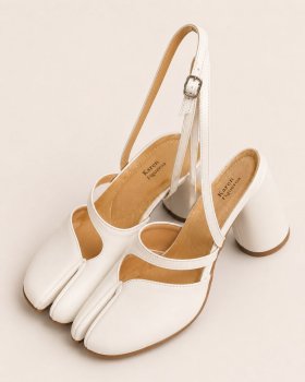 Tacones Vero Tabi hueso