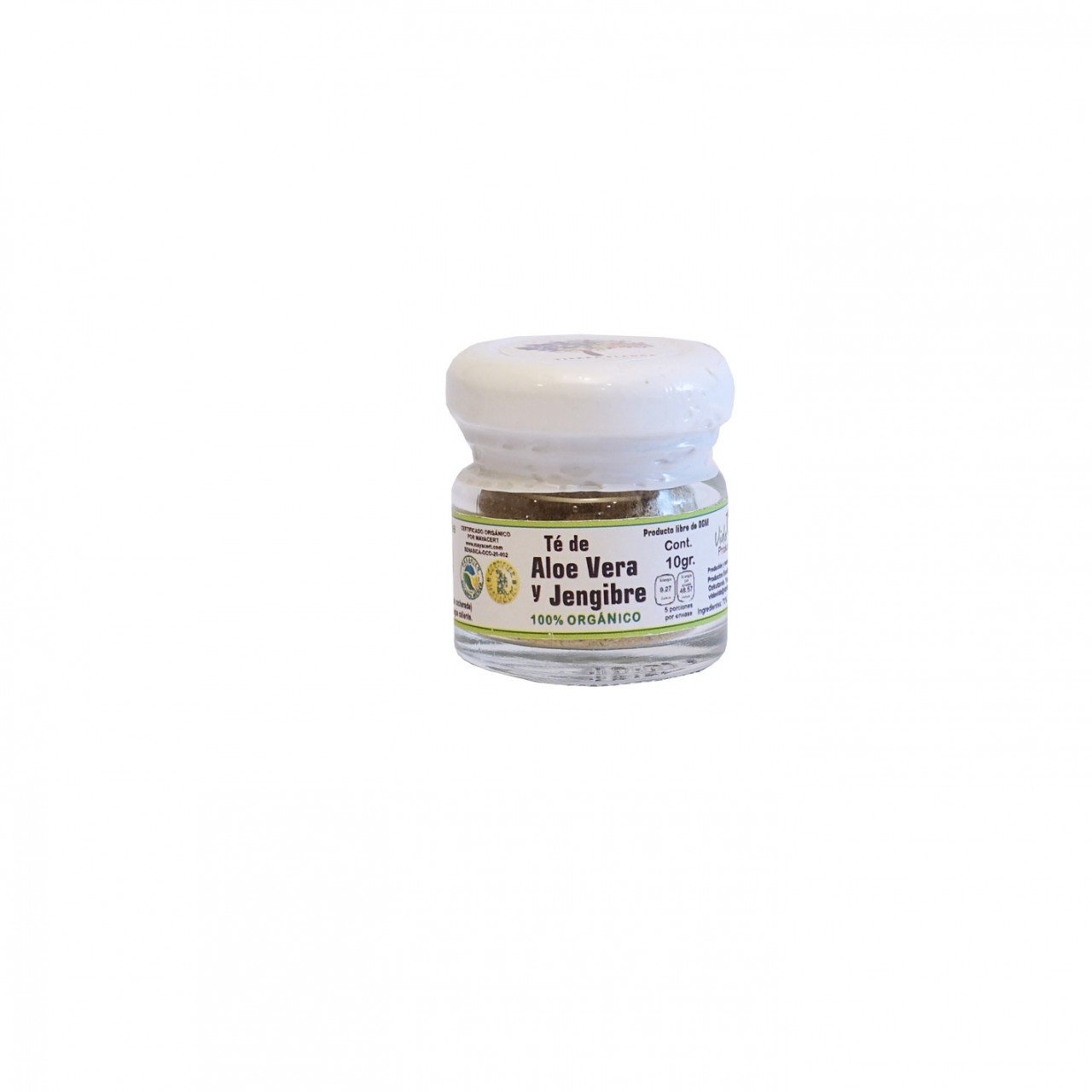 Té Aloe Vera con Jengibre orgánico 10 gr