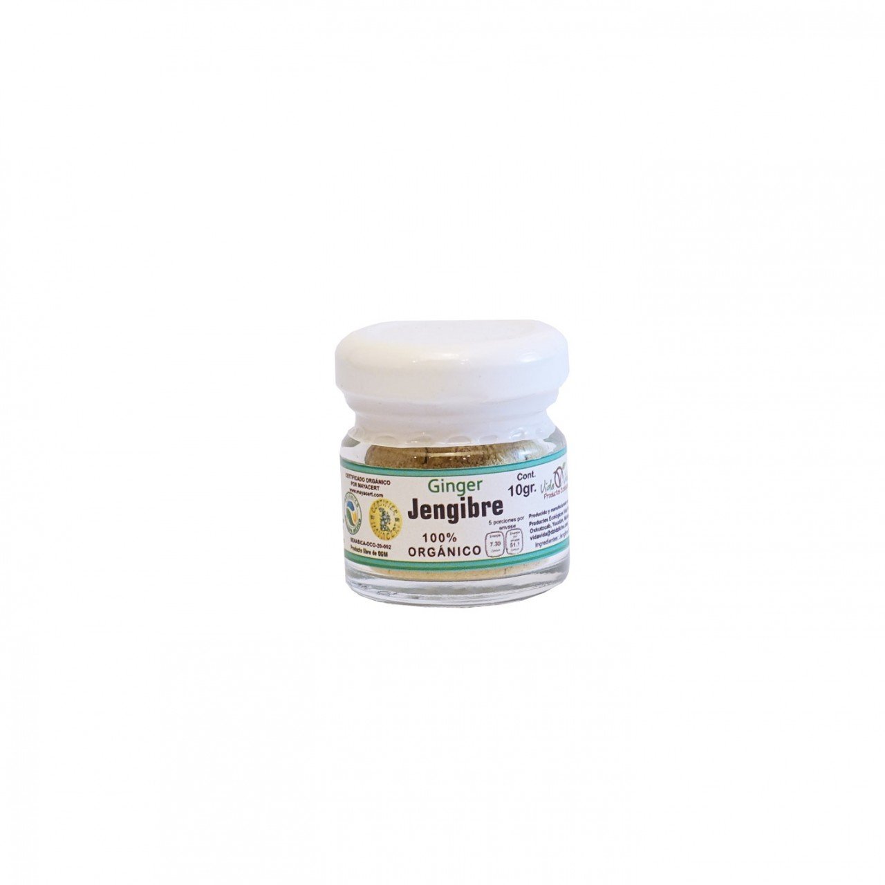 Jengibre Molido Fino Cristal 10 gr