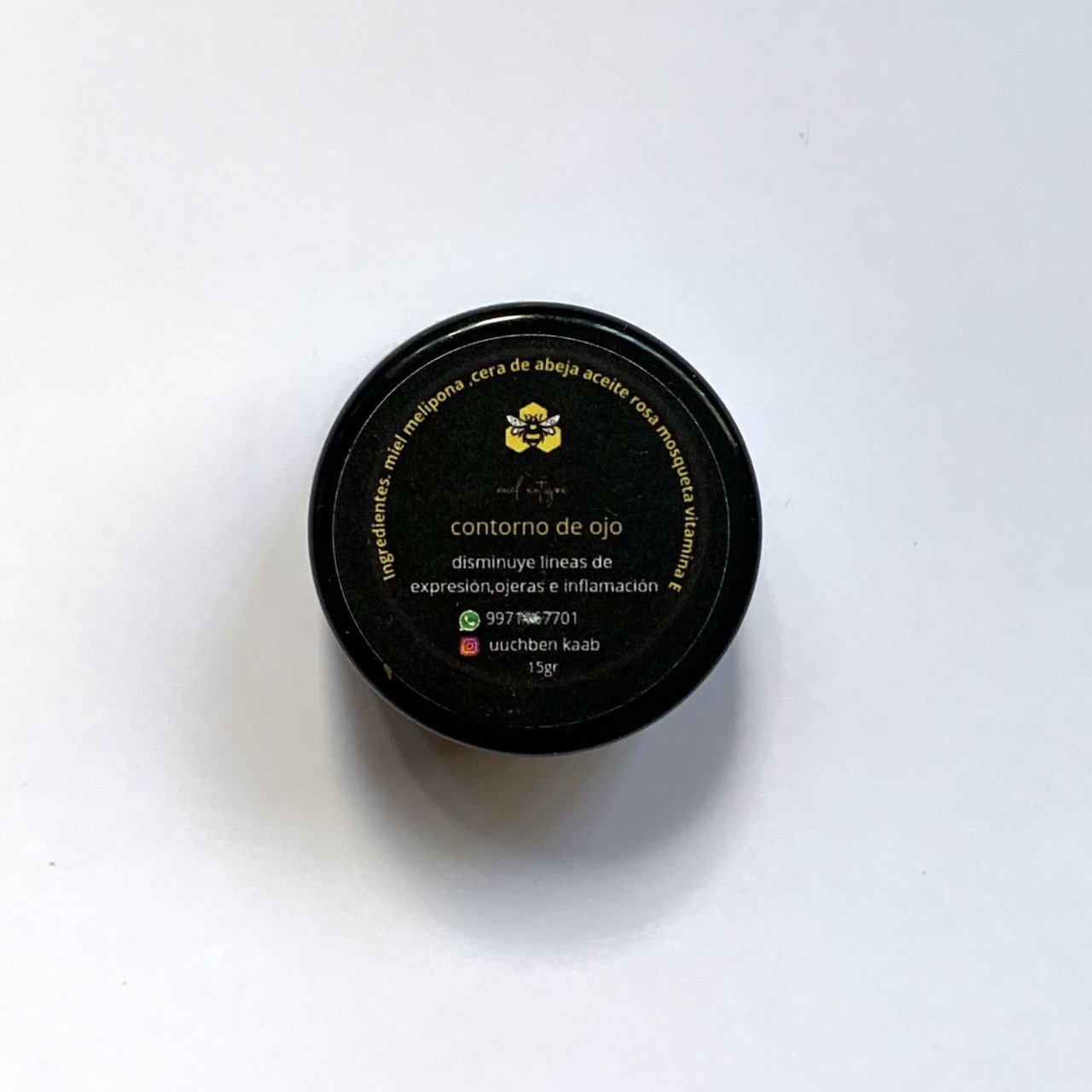 Crema contorno de ojos con miel melipona